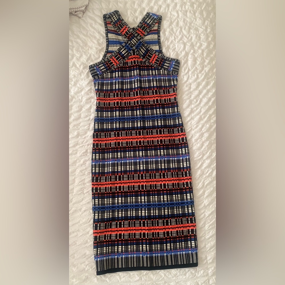 Ribbed knit bodycon midi dress